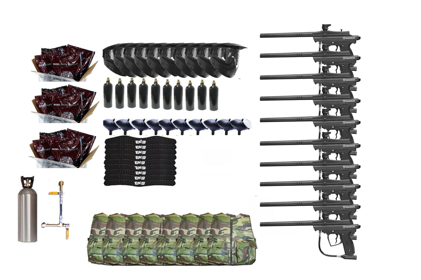 Paquete Campo 10 Spyder o Conquest Max