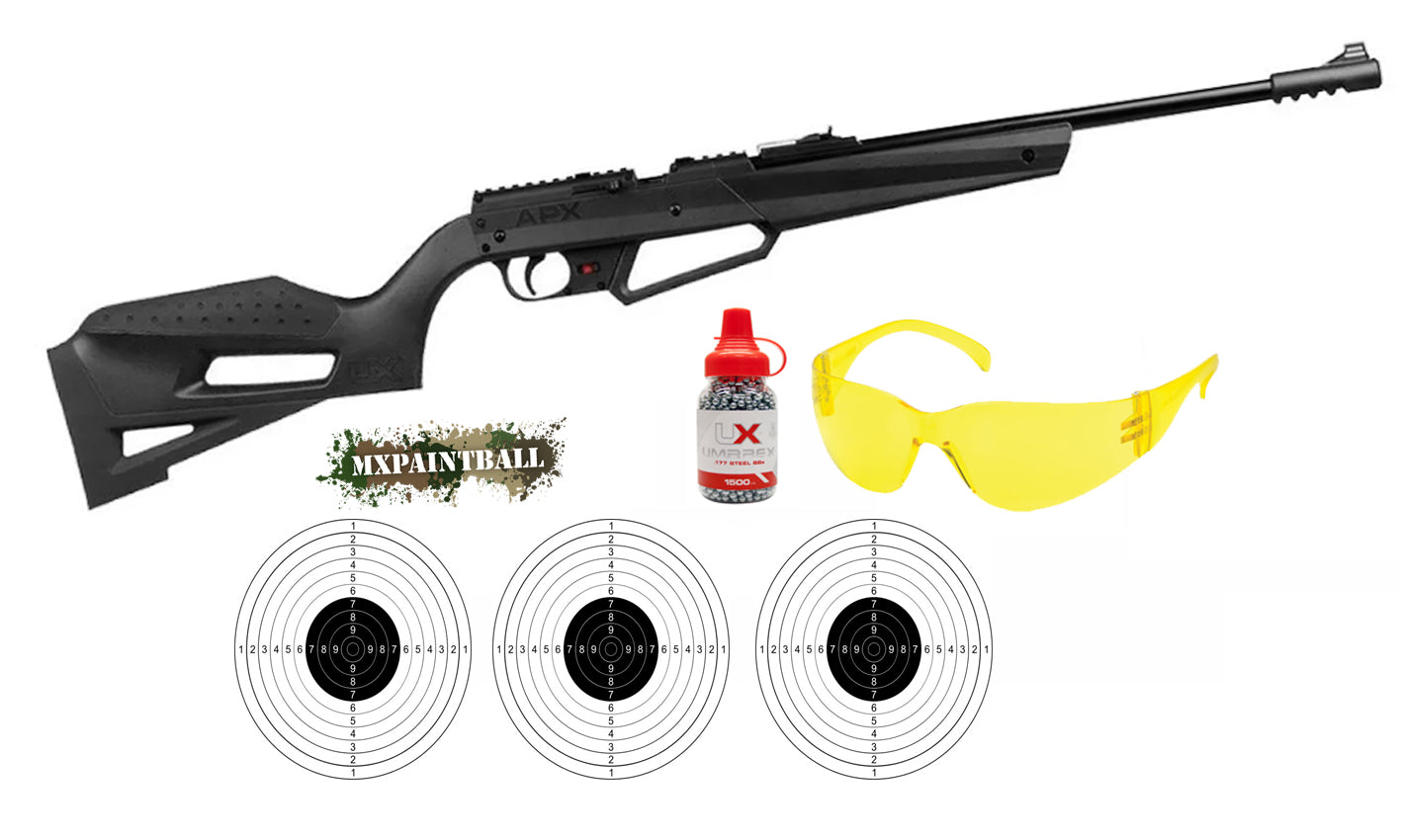 Kit Rifle NXG APX Diablo y Postas .177 Basico
