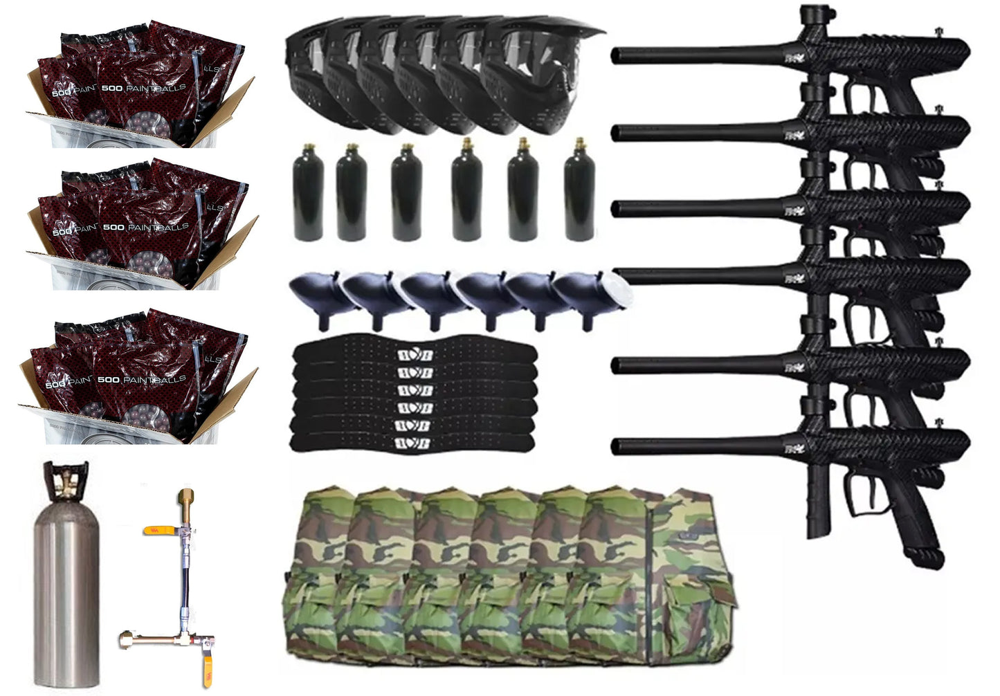 Paquete Campo 6 Tippmann Gryphon Max