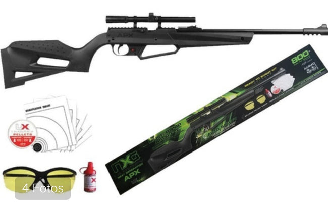 Kit Rifle NXG APX Diablo y Postas .177